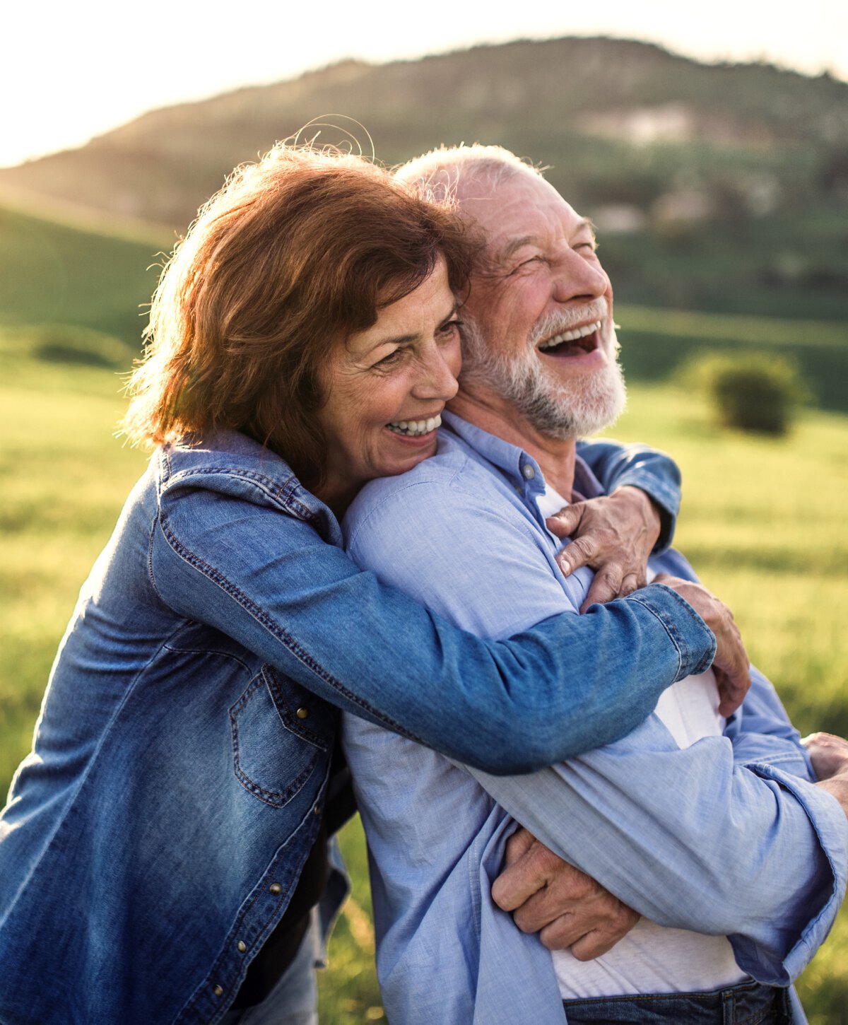 sleep apnea treatment patient model laughing