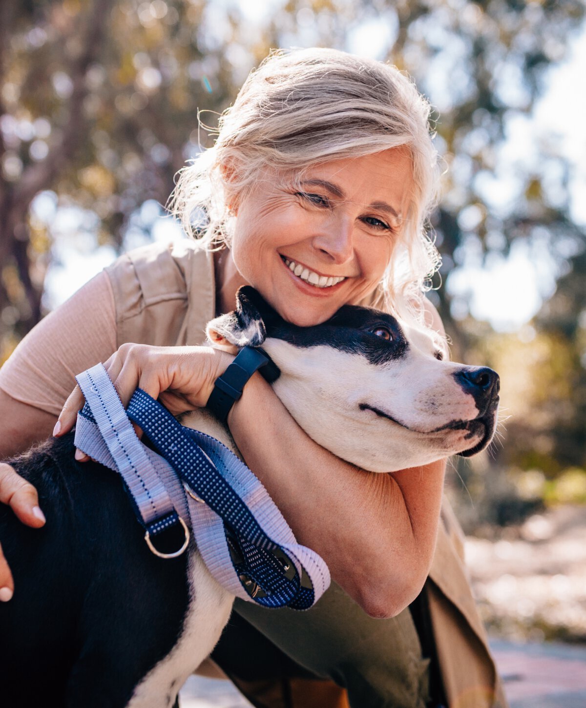 beverly hills TMJ disorder treatment patient model with dog